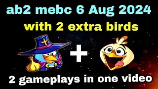 Angry birds 2 mighty eagle bootcamp Mebc 6 Aug 2024 with 2 extra birds blues+melody