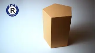 HOW TO MAKE A PENTAGONAL PRISM? HOW TO MAKE A PAPER PRISM? RIGHT PRISM. | 