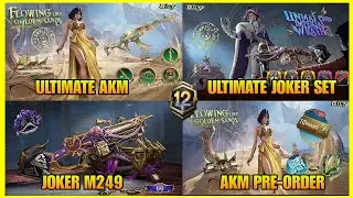 3.7 UPDATE NEXT ULTIMATE SET | AKM PRE-ORDER EVENT LEAKS | JOKER M249 LEAKS | A12 REWARD | BGMI/PUBG