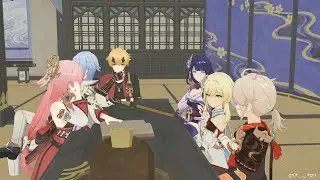 【Genshin Impact MMD] Hanging out together