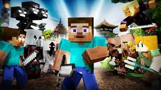 Steve vs The Reversed Reality - Alex and Steve life (Minecraft animation)