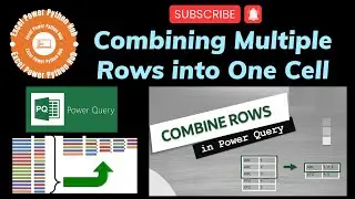 Excel Power Query: Combining Multiple Rows into One Cell! #powerquery #excel #combine