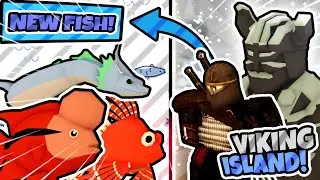 THE *NEW* VIKING ISLAND is INSANE... 🤯 (Timeless Tides) | Fishing Simulator 🎣 | Roblox