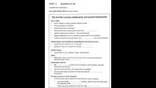 IELTS Listening(Section-4, The hunt for sunken settlements & ancient shipwrecks- Marine Archaeology)