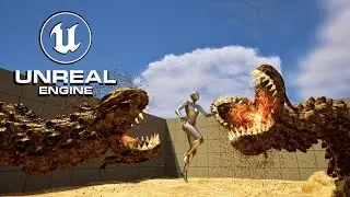 Pop-Up Desert Worms - Unreal Engine 5