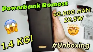 Powerbank 60.000 mAh 1.4 KG! Unboxing