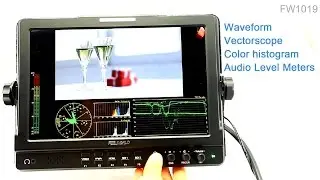 FEELWORLD FW1019 10.1 inch DSLR Cinemaography Monitor waveform vectorscope color histogram