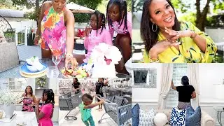 WEEKLY VLOG! SPEND THE WEEKEND WITH US (VLOG) : ERRAND DAY, PATIO DECORATING + FAMILY RELAXING TIME.