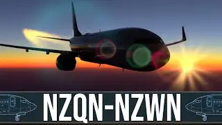 🔴 NZQN to NZWN: Prepping for PMDG 777 with a Scenic 737 Flight in New Zealand!