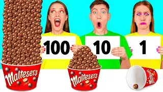 100 Слоев Еды Челлендж | Удивительные Кухонные Рецепты от Fun Challenge