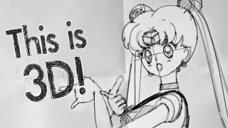 3D Modeling Sailor Moon in Blender - Time Lapse
