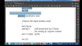 Passing Parameter to procedure  8086