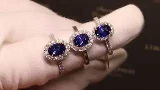 Three Sapphire Rings