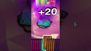 I made him draw +20 and he LEFT ???