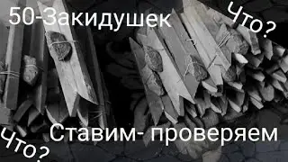 ЧТО? 50 ЗАКИДУШЕК? Делаем, ставим и проверяем 50 закидушек.