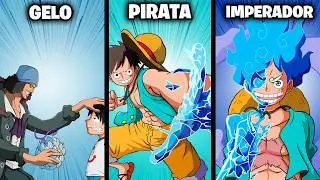 COMO SERIA SE O LUFFY COMESSE A FRUTA DO GELO em One Piece!