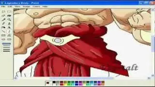 Drawing Broly on Ms Paint (Dragon Ball Z)