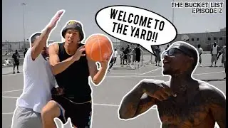 24 hours Inside a Maximum Security Prison Yard Basketball - The Bucket List Ep 2