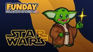 How to Draw MASTER YODA! Star Wars!