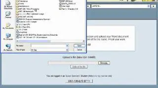 Upload a file in Moodle