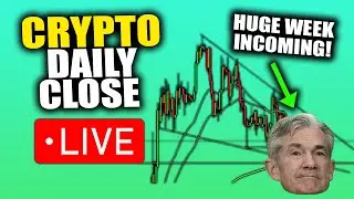 BITCOIN DAILY CLOSE LIVE - XRP Breakout?, Prepping For Packed Next Week