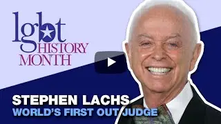 Stephen Lachs 2022 LGBT History Month Icon
