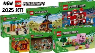 NEW LEGO MINECRAFT 2025 SET IMAGES REVEALED