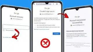 How to Recover Gmail Account without Verification Code Recovery Email Password and Phone Number 2024