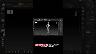 Como FUSIONAR varias piezas en Zbrush SIN DEFORMARLAS #shorts