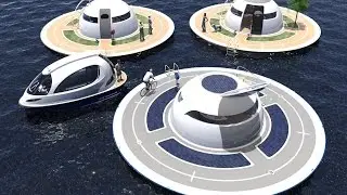 Jet capsule updates U.F.O houseboat for open water