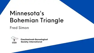 Minnesota's Bohemian Triangle - Fred Simon