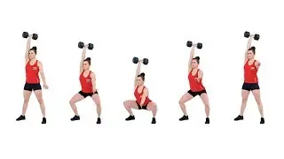 The Dumbbell Overhead Squat
