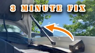 Hood Strut Replacement For Most Makes and Models (As shown on a 2001 F250 7.3)