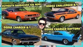 DODGE CHARGER '70 R/T, Plymouth Barracuda 426 Hemi, Dodge Challenger R/T, Dodge Charger Daytona
