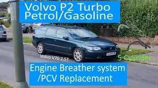 Volvo V70 Engine breather System PCV Replacement Also Applies to (S60 S80 XC70 XC90) Petrol/Gasoline