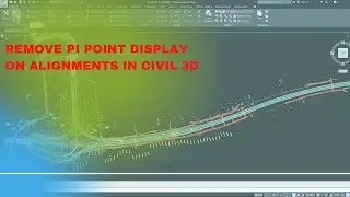 Remove PI point display on Alignments in Civil 3D