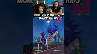 How to treat armored wall kids 😬 #fortnite #romike2013