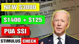 STIMULUS PACKAGE UPDATE - (NEW $3,000 STIMULUS CHECKS christmas + $1,400 + $125) Unemployment UPDATE