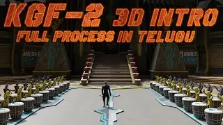 KGF-2 Free Fire 3D Intro ఎలా చేశాము? explained || How to make 3d intros in Telugu 