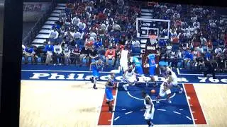 NBA 2K13 inbound double clutch reverse ally opp