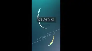 NO Plugin Liquid Trails in After Effects #Shorts
