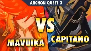 GENSHIN ARCHON QUEST-3 | MAVUIKA VS CAPITANO 🔥