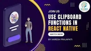 Clipboard In React Native | Copy Paste Text In App | React Native Tutorial In Hindi #46