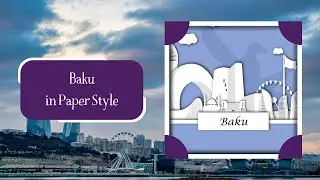 BAKU IN PAPER CUT STYLE IN ADOBE ILLUSTRATOR