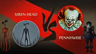 Shadow Fight 2 Siren Head vs Pennywise