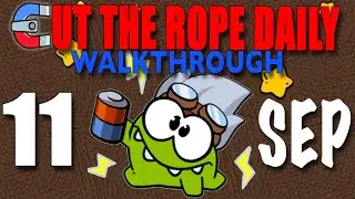 Cut The Rope Daily September 11  | #walkthrough  | #10stars | #solution