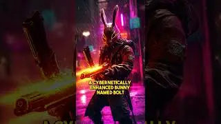 Flame of Justice: Bolt, the Cyberpunk Bunny's Fiery Stand 