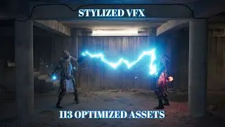 Unreal Engine Stylized VFX on Fab Marketplace Showcase