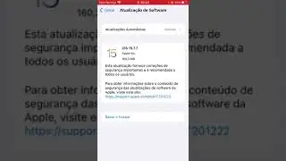 atualização do iPhone 7 IOS 15.7.7 🤫