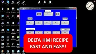 How to make Delta HMI Recipe in DOPsoft V4? 